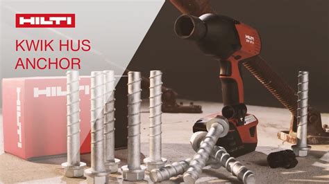 The KWIK HUS-EZ is a ultimate-performance screw anchor for quicker permanent fastening in concrete. . Hilti kwik husez